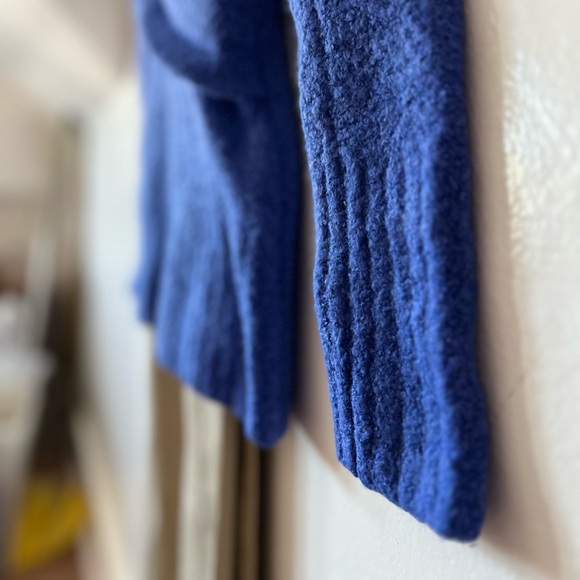 VTG Moda International sz M shawl collar sweater violet wool/acrylic/spandex - Picture 5 of 13